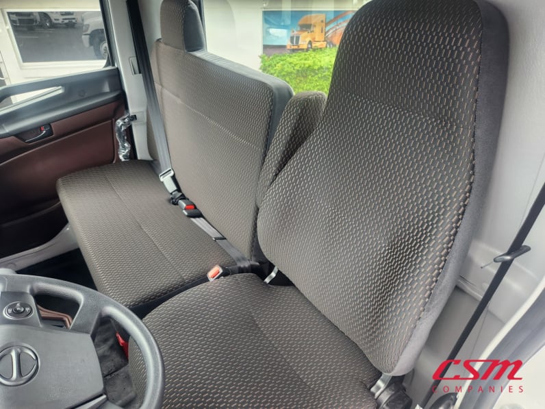 Interior seats for this 2025 Hino L6 (Stock number: T5T50042)