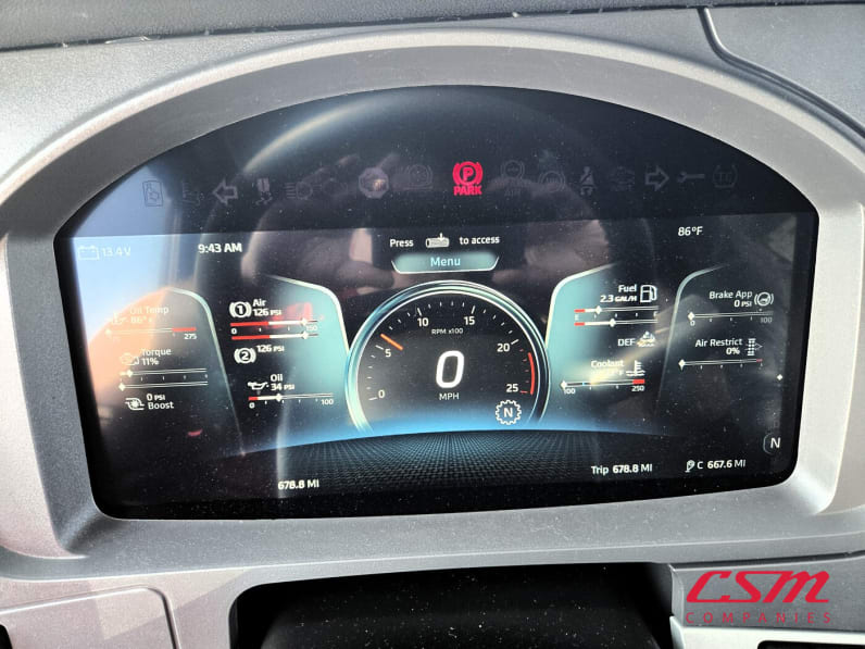 Mileage for this 2026 Kenworth T680 (Stock number: TJ219875)