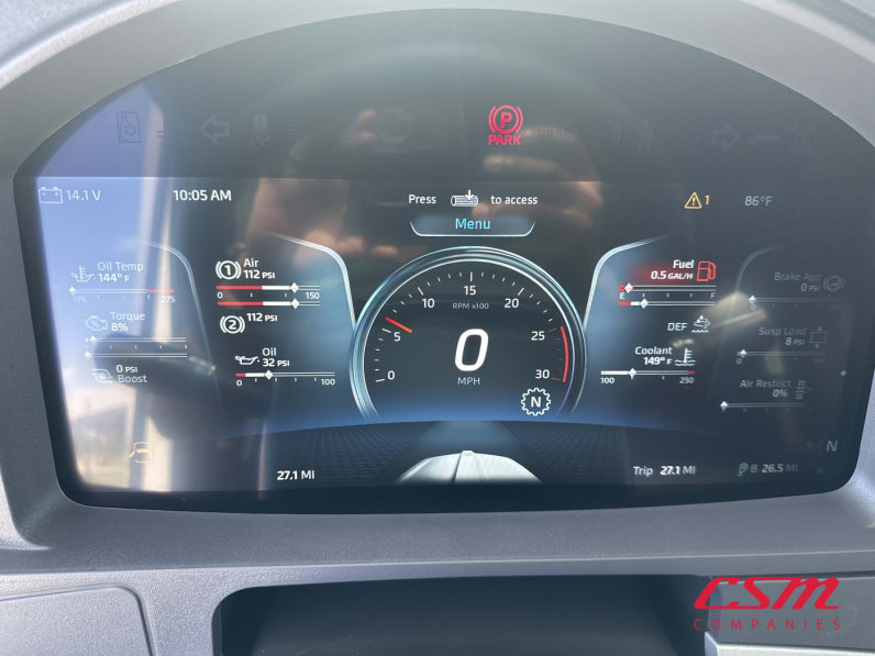 Mileage for this 2026 Kenworth T680 (Stock number: TJ219913)