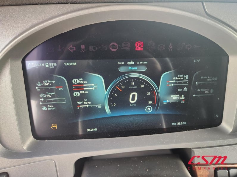 Mileage for this 2026 Kenworth T680 (Stock number: TJ226459)Weeee