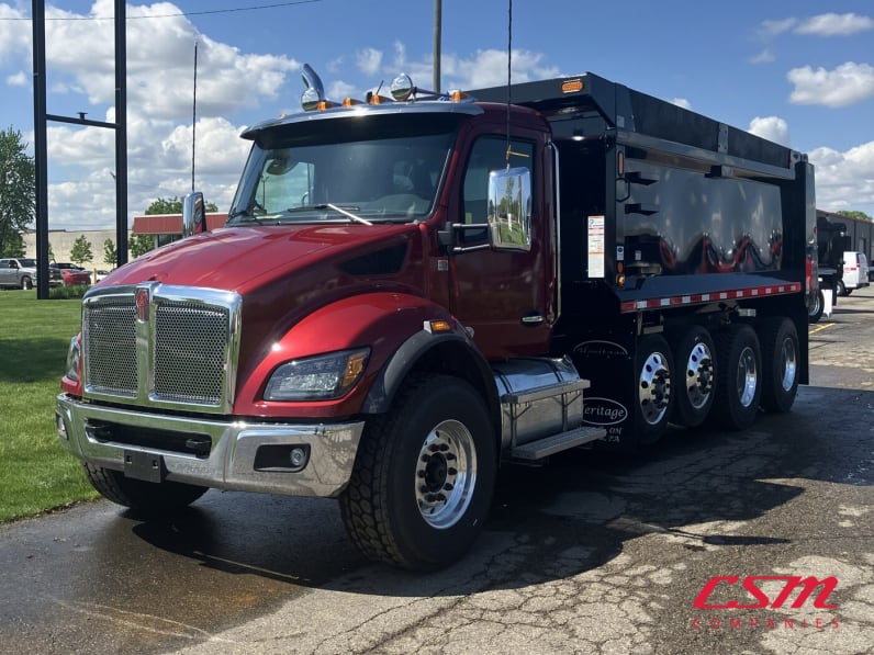 Exterior front drivers side for this 2026 Kenworth T480 (Stock number: TJ229063)Weeee