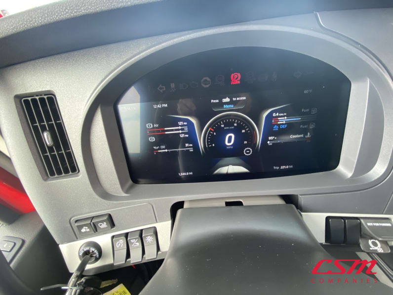 Mileage for this 2026 Kenworth T680 (Stock number: TJ230134)