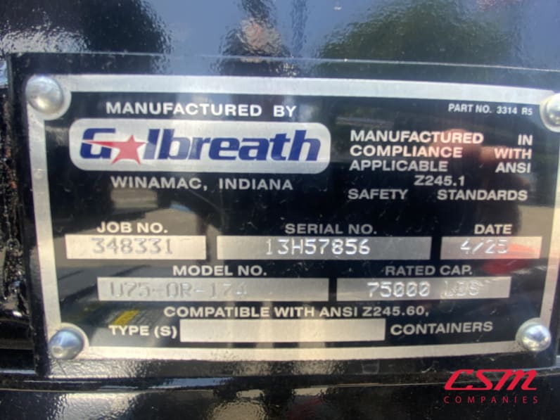 Interior wide sleeper view for this 2026 Mack Granite GR64 (Stock number: TM051005)