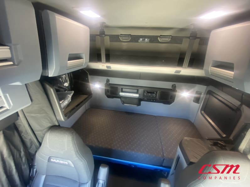 Interior wide sleeper view for this 2026 Mack Pioneer HB64T (Stock number: TM100262)
