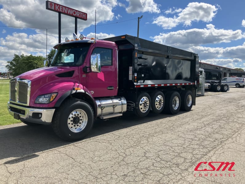 Exterior front drivers side for this 2026 Kenworth T480 (Stock number: TM223983)Weeee