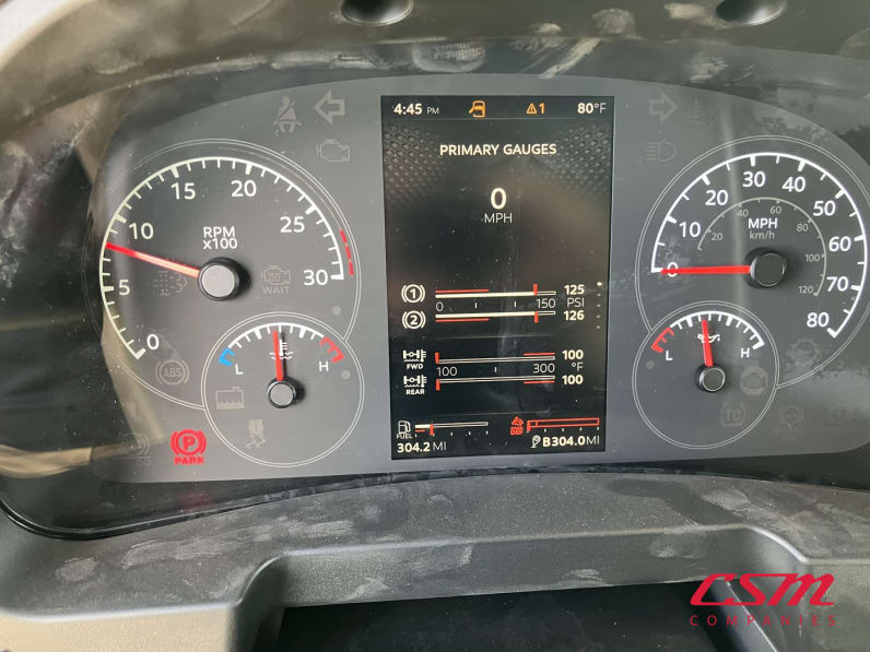 Mileage for this 2026 Kenworth T480 (Stock number: TM223983)Weeee