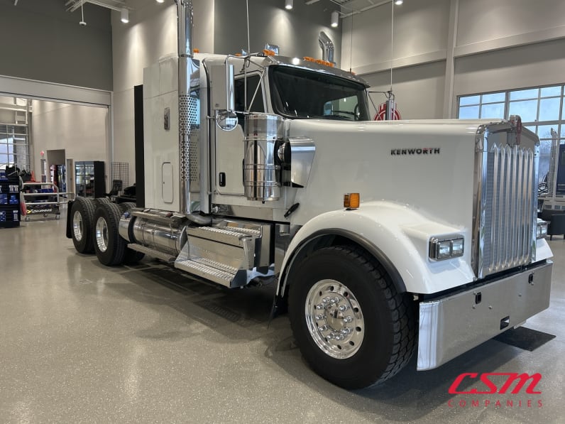 Exterior front passenger side for this 2026 Kenworth W900L (Stock number: TR195498)