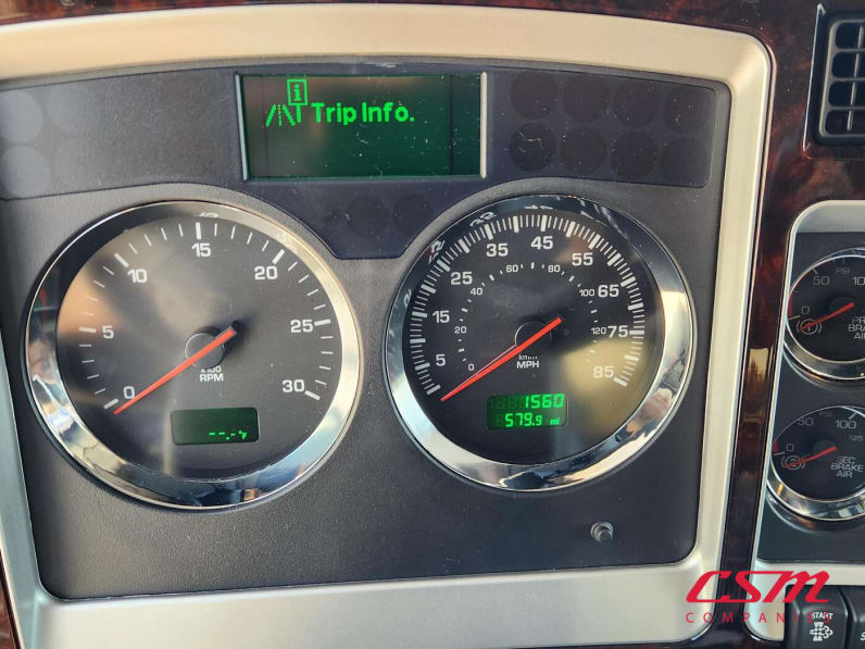 Mileage for this 2026 Kenworth W900L (Stock number: TR216633)