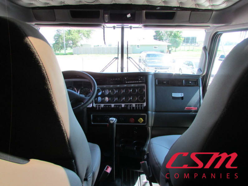 Interior cockpit for this 2026 Kenworth W900L (Stock number: TR218307)