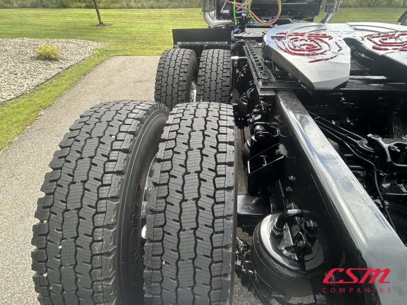 Driver side rear frame and tire tread for this 2026 Kenworth W900L (Stock number: TR218357)