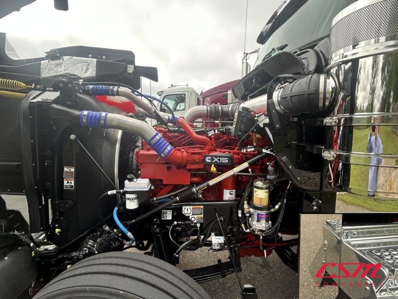 Drivers side engine for this 2026 Kenworth W900L (Stock number: TR218357)