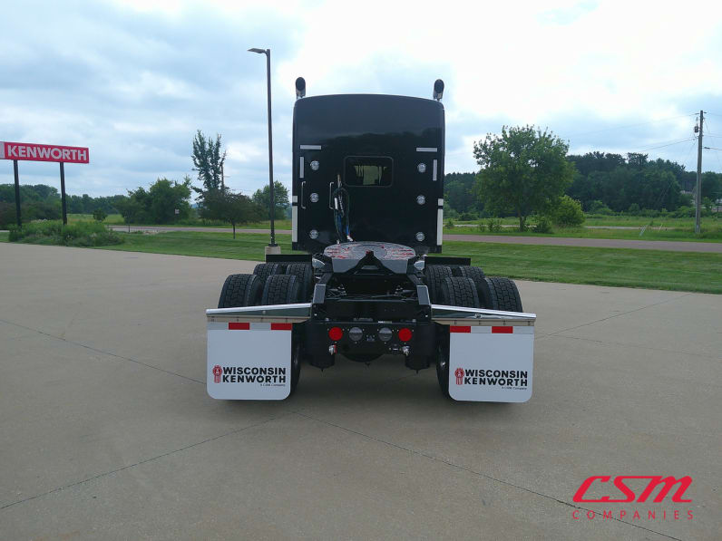 Exterior full rear view for this 2026 Kenworth W900L (Stock number: TR218362)
