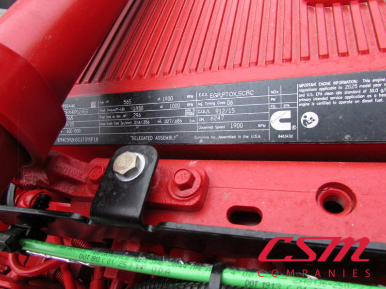 ENGINE DATA PLATE 565/1850