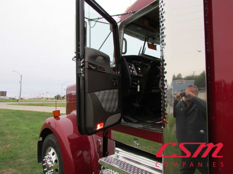Drivers side door open for this 2026 Kenworth W900L (Stock number: TR224556)