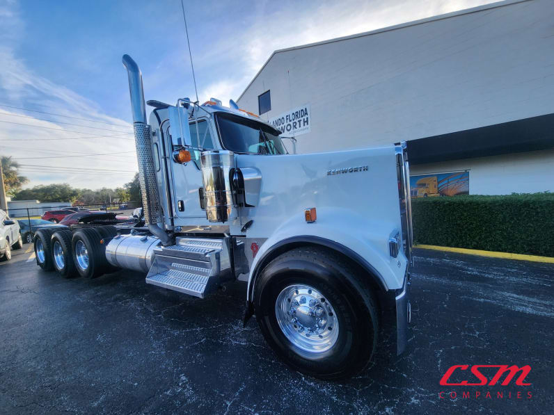 Exterior front passenger side for this 2026 Kenworth W900L (Stock number: TR224693)