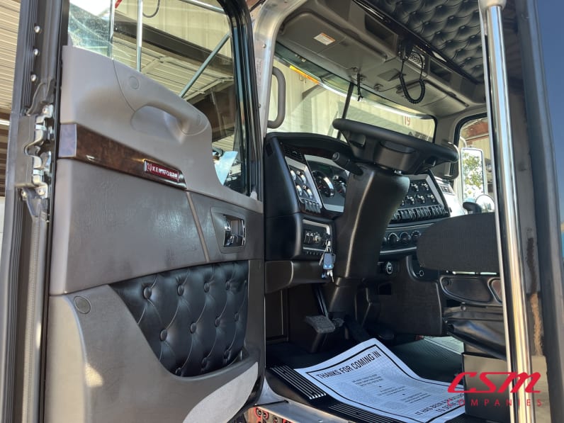 Drivers side door open for this 2026 Kenworth W900L (Stock number: TR224699)