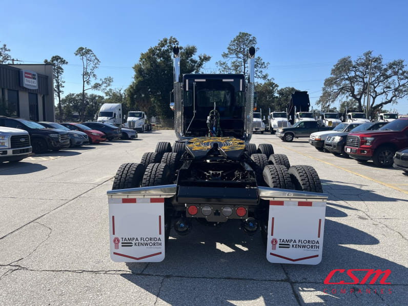 Exterior full rear view for this 2026 Kenworth W900L (Stock number: TR224699)