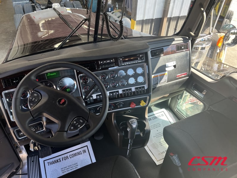 Interior dash for this 2026 Kenworth W900L (Stock number: TR224699)