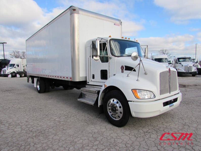 Exterior front passenger side for this 2019 Kenworth T370 (Stock number: UKM252038)