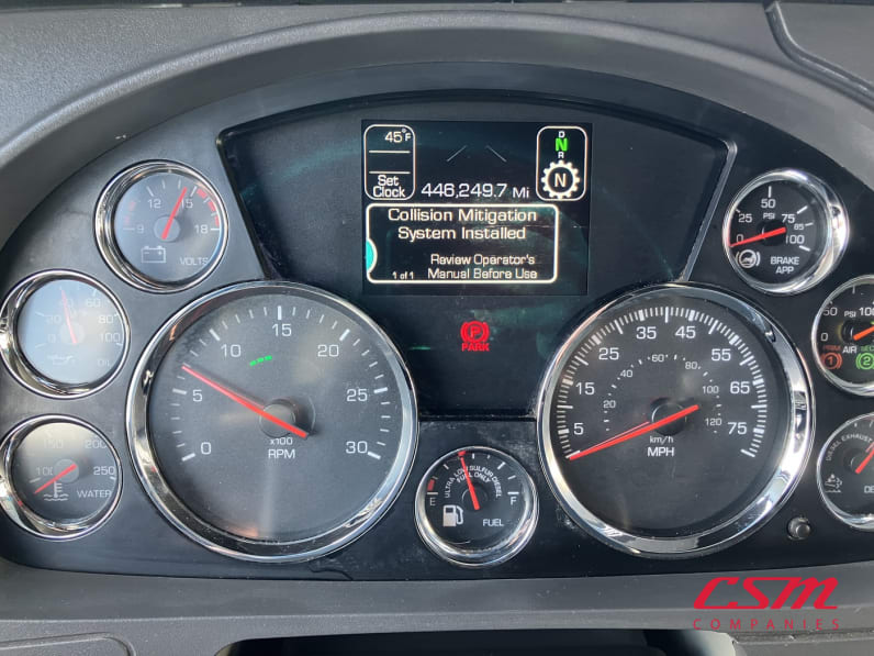 Mileage for this 2021 Kenworth T680 (Stock number: UMJ434891A)