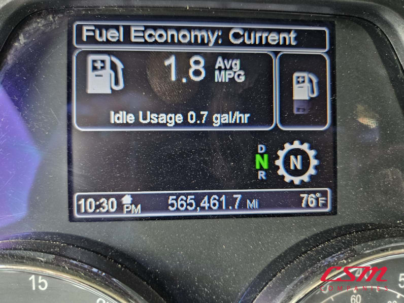 Mileage for this 2022 Peterbilt 579 (Stock number: UND759970)