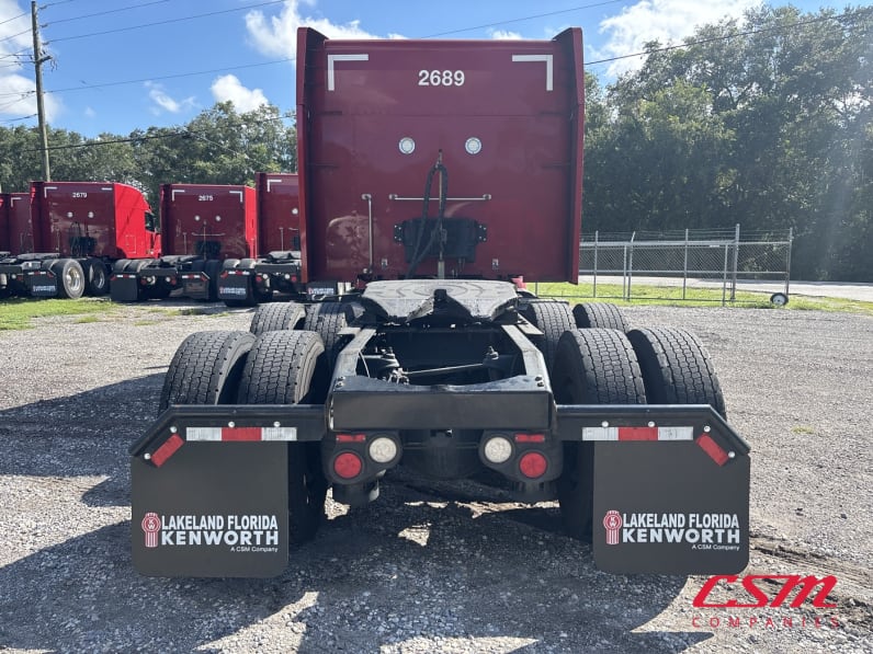 Exterior full rear view for this 2023 Peterbilt 579 (Stock number: UPD806297)Weeee