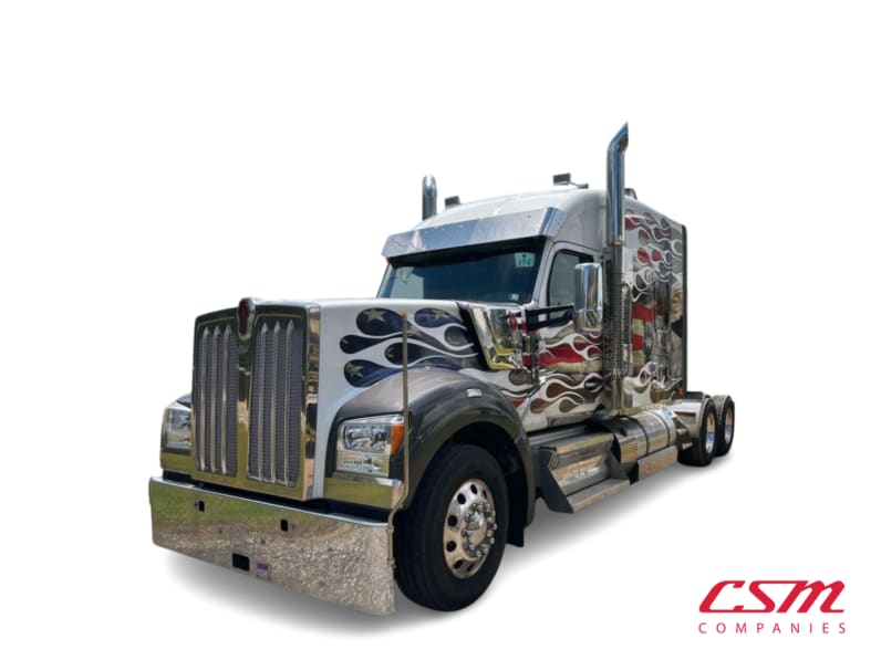 Featured image with white background for this 2023 Kenworth W990 (Stock number: UPJ220959)