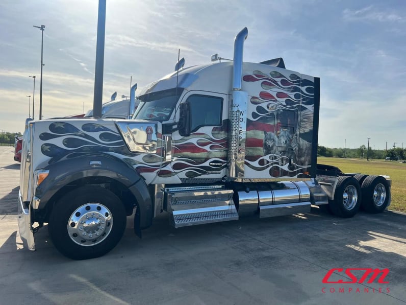 Exterior full driver side for this 2023 Kenworth W990 (Stock number: UPJ220964)