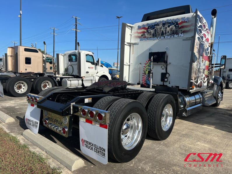 Exterior rear passenger side for this 2023 Kenworth W990 (Stock number: UPJ220964)