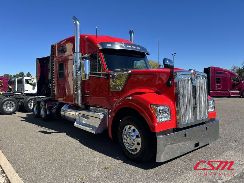 Exterior front passenger side for this 2023 Kenworth W990 (Stock number: UPJ240230)