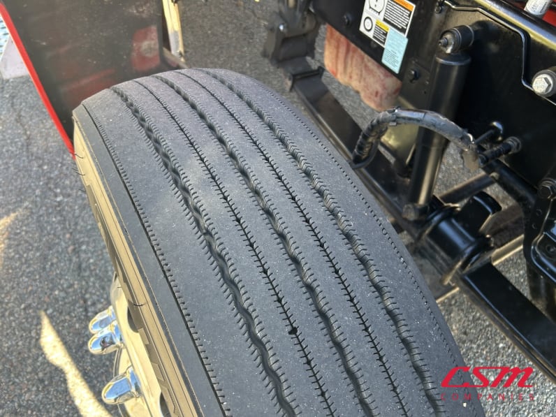 Passenger side front tire tread for this 2023 Kenworth W990 (Stock number: UPJ240230)