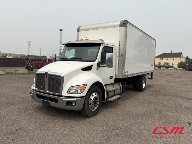 Exterior front drivers side for this 2023 Kenworth T280 (Stock number: UPM237617)Weeee