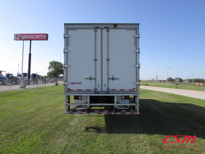 Exterior full rear view for this 2023 Kenworth T280 (Stock number: UPM237620)Weeee