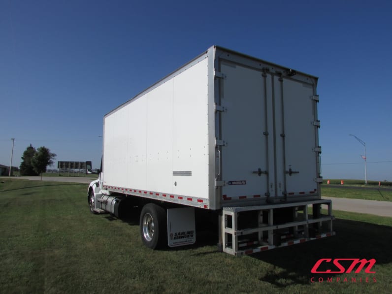Exterior rear driver side for this 2023 Kenworth T280 (Stock number: UPM237620)Weeee