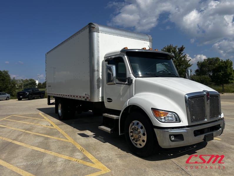 Exterior front passenger side for this 2023 Kenworth T280 (Stock number: UPM237621)Weeee