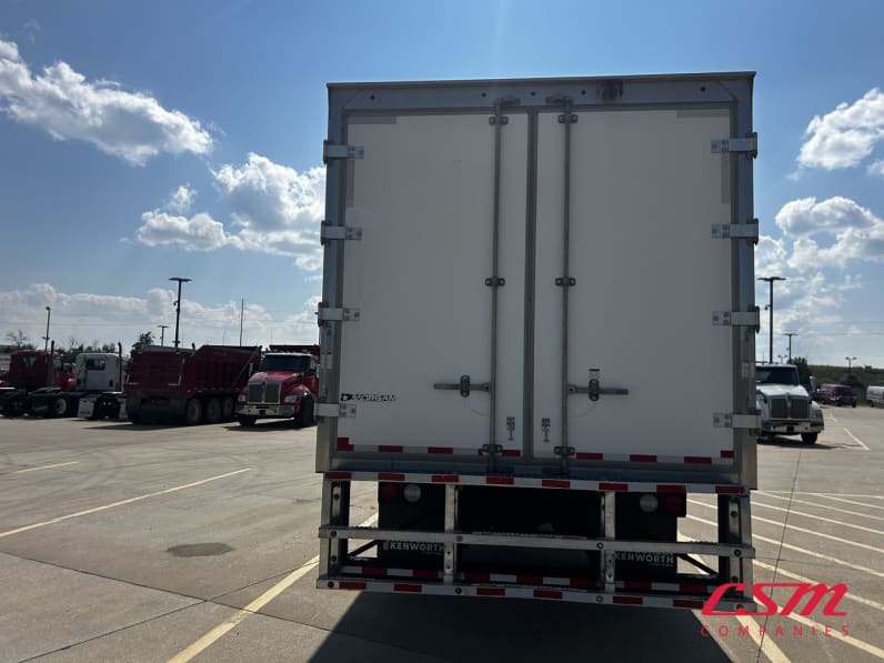 Exterior full rear view for this 2023 Kenworth T280 (Stock number: UPM237621)Weeee