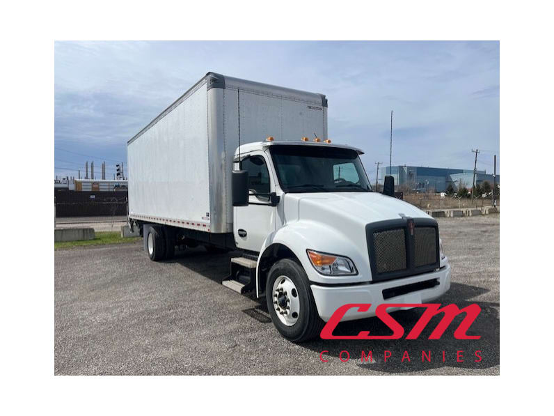 Exterior front passenger side for this 2023 Kenworth T280 (Stock number: UPM252172)