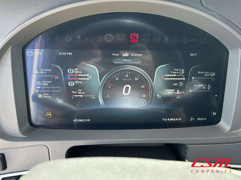 Mileage for this 2024 Kenworth T680 (Stock number: URJ337721)Weeee