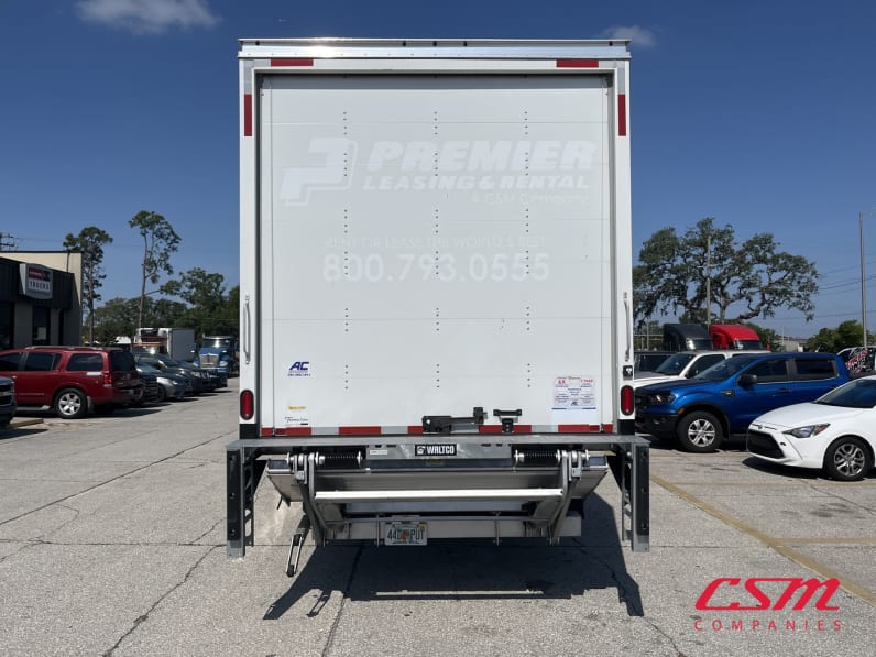 Exterior full rear view for this 2024 Kenworth T280 (Stock number: URM337029)