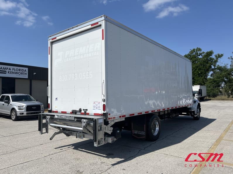 Exterior rear passenger side for this 2024 Kenworth T280 (Stock number: URM337029)