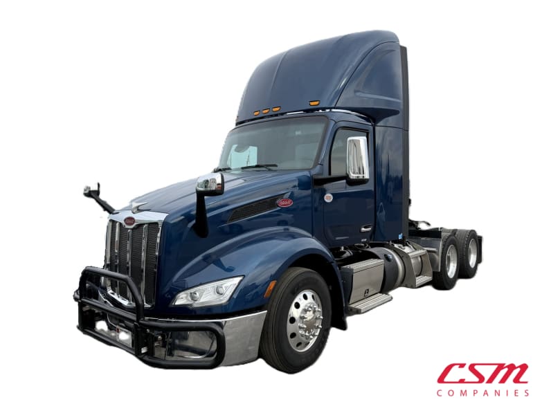 Exterior front drivers side for this 2025 Peterbilt 579 (Stock number: USD739466)Weeee