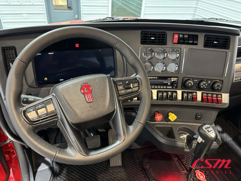 Interior dash for this 2027 Kenworth T880 (Stock number: VJ259943)Weeee