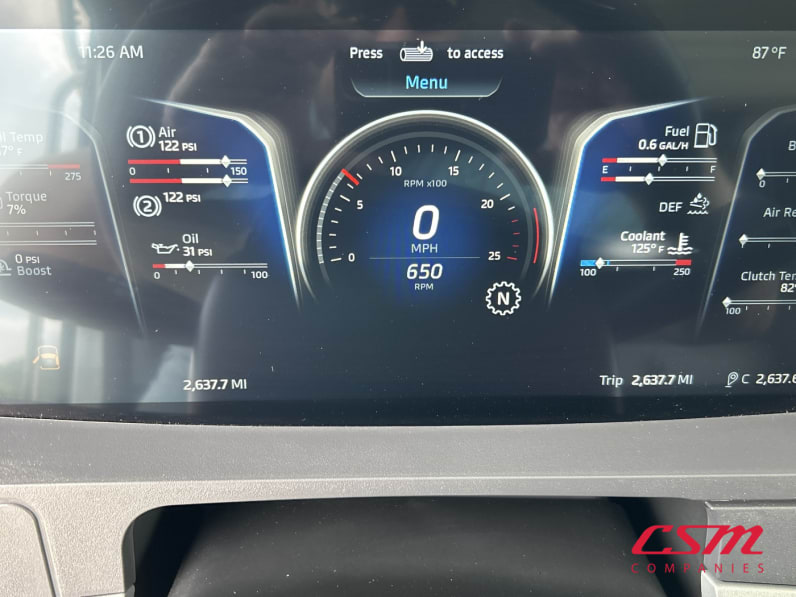 Mileage for this 2027 Kenworth T880 (Stock number: VR241915)Weeee