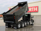 Exterior rear passenger side for this 2025 Kenworth T880 Short Hood (Stock number: SJ173928)