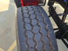 Passenger side front tire tread for this 2025 Kenworth T880 (Stock number: SJ173930)