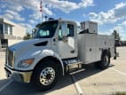 Exterior front drivers side for this 2025 Kenworth T280 (Stock number: SM154494)