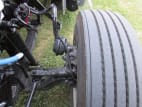 Driver side front tire tread for this 2026 Kenworth W900L (Stock number: TR224556)
