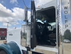 Drivers side door open for this 2021 Kenworth W900L (Stock number: UMR431041)