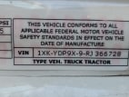 VIN tag for this 2024 Kenworth T680 (Stock number: RJ366728)