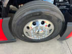 Passenger side front tire tread for this 2025 Kenworth T680 (Stock number: SJ129199)